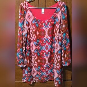 Colorful Patterned Women's Top